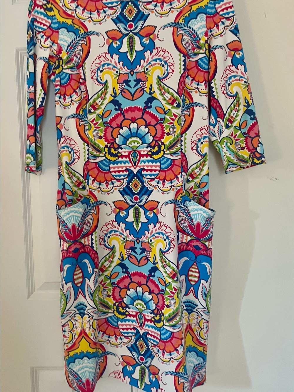 J. McLaughlin multi-color Catalyst Dress